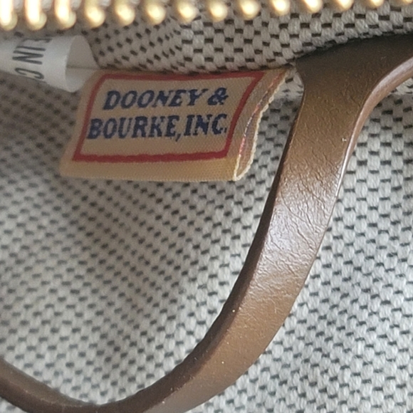 Dooney & Bourke Brown Leather & Signature Hobo - Picture 11 of 16